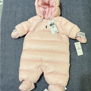 Ralph Lauren Pink Baby Snowsuit